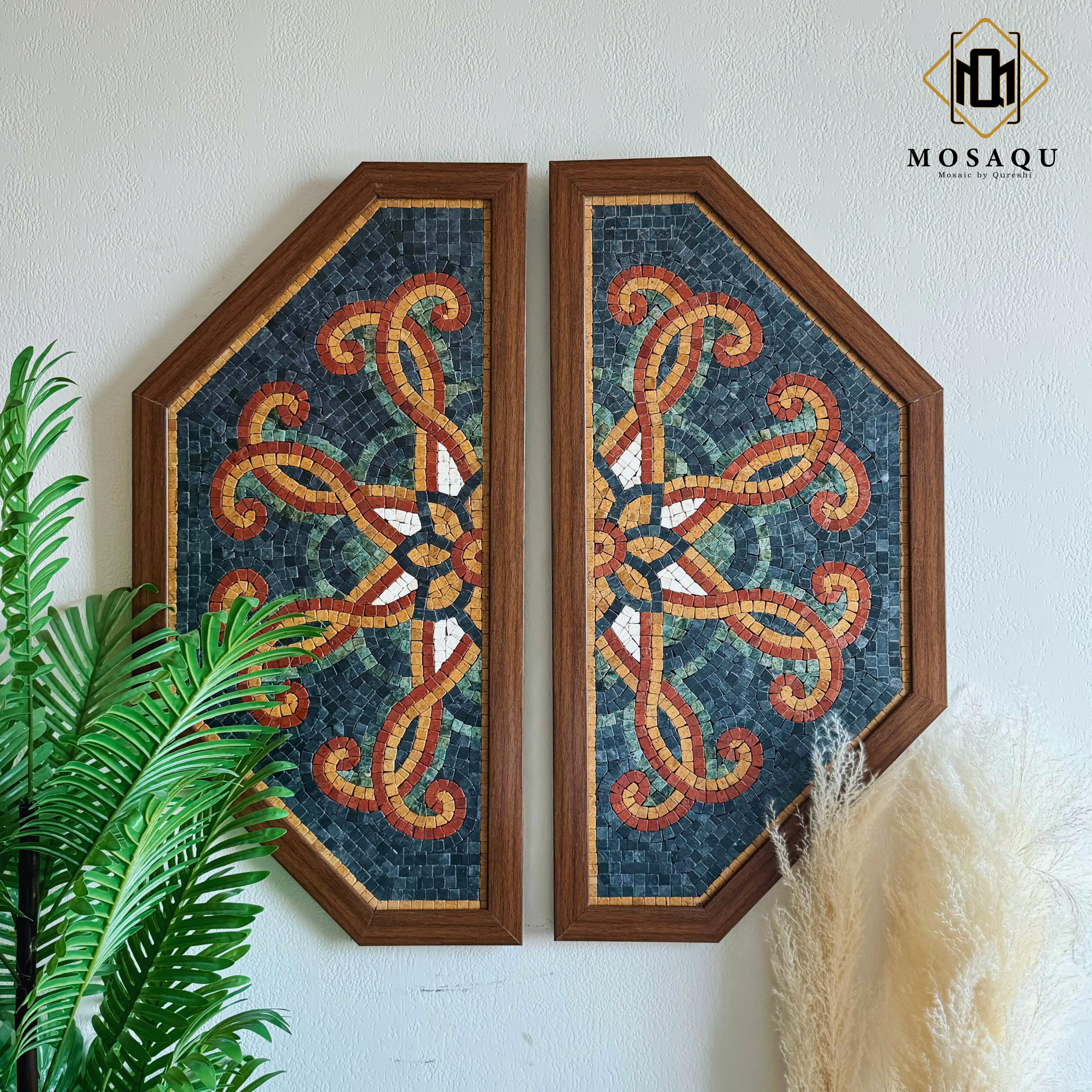 Arabesque Harmony Duo – Premium Wall Decor with Great Finishing Touch